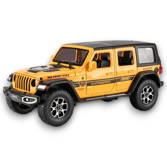 1:22 Wrangler - Alloy Diecast Model Car Interactive Toy with Sounds & Lights Simulation Toy Car - 1/22