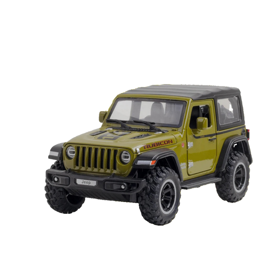 1:32 1941 Wrangler - Alloy Diecast Model Car Interactive Toy with Sound & Light Simulation Toy Car - 1/32